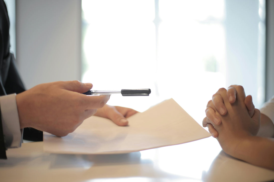 New business owner reviewing incorporation documents in Ontario